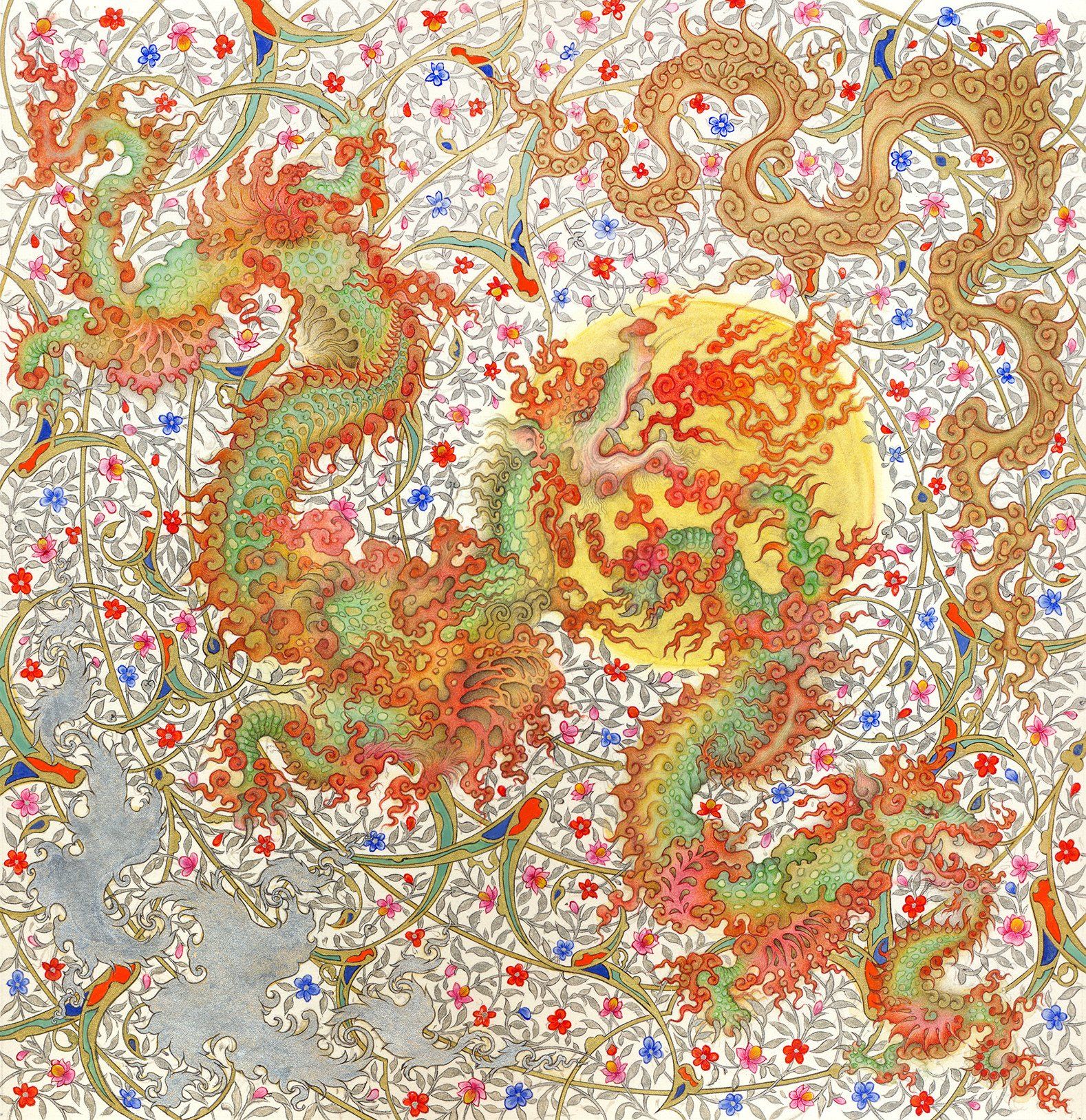 Julia Set fractal illumination