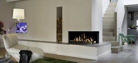 Contemporary fireplace installed in Surrey