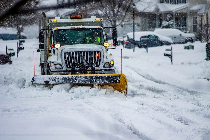 Clearing Snow on the Road — Yorktown Heights, NY — Chief Construction