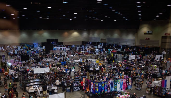 birds eye view of the 2022 Capital City Comic Con event