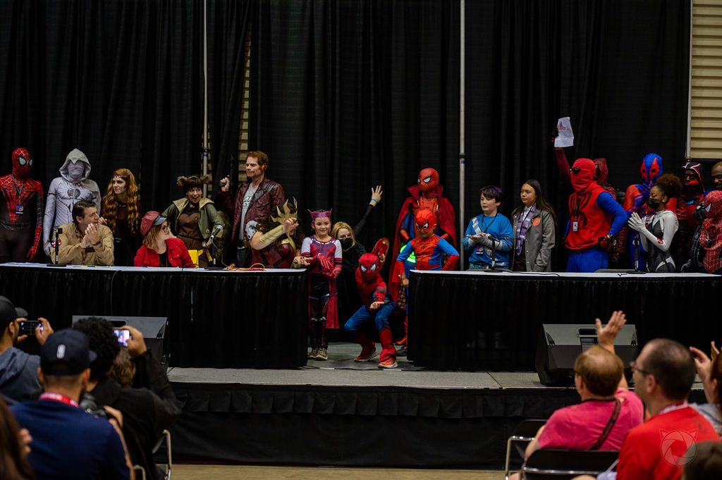 kids competing in the cosplay costume contest at the 2022 Capital City Comic Con event