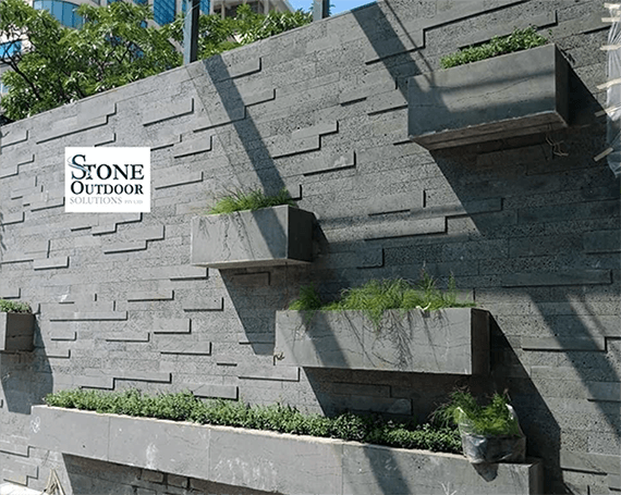 Gray Brick Wall - Stone & Tile Supplier in Golden Square, VIC