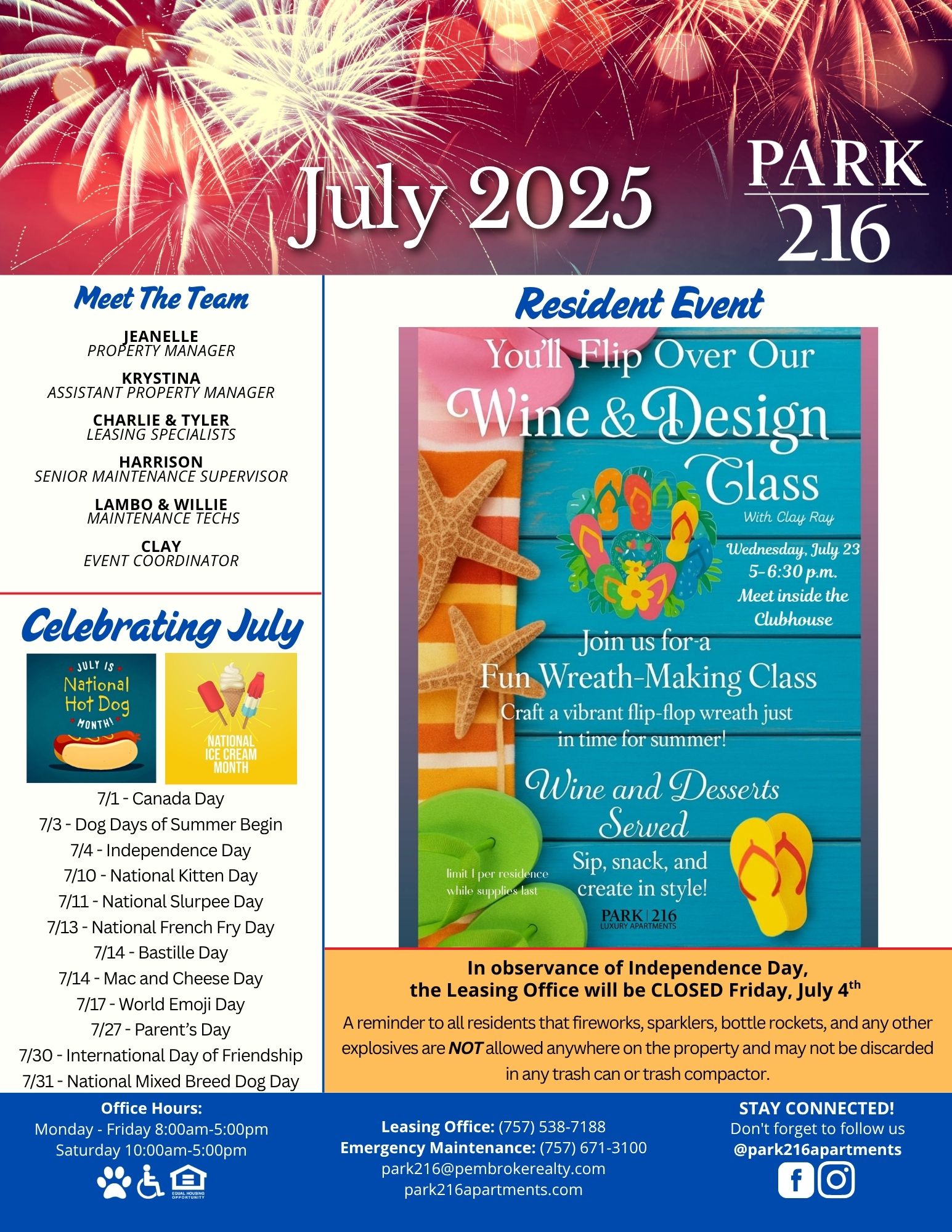 July 2025 Newsletter