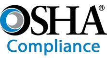 A logo for osha compliance is shown on a white background.