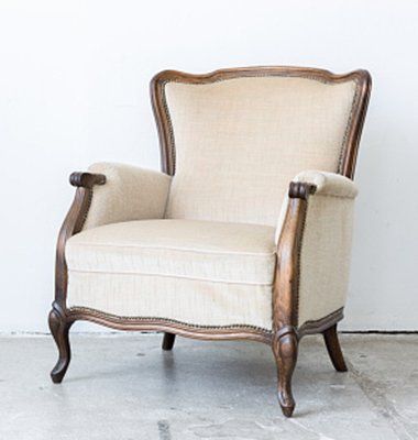 White Retro Chair — Port Angeles, WA — Design Craft Upholstery & Interiors