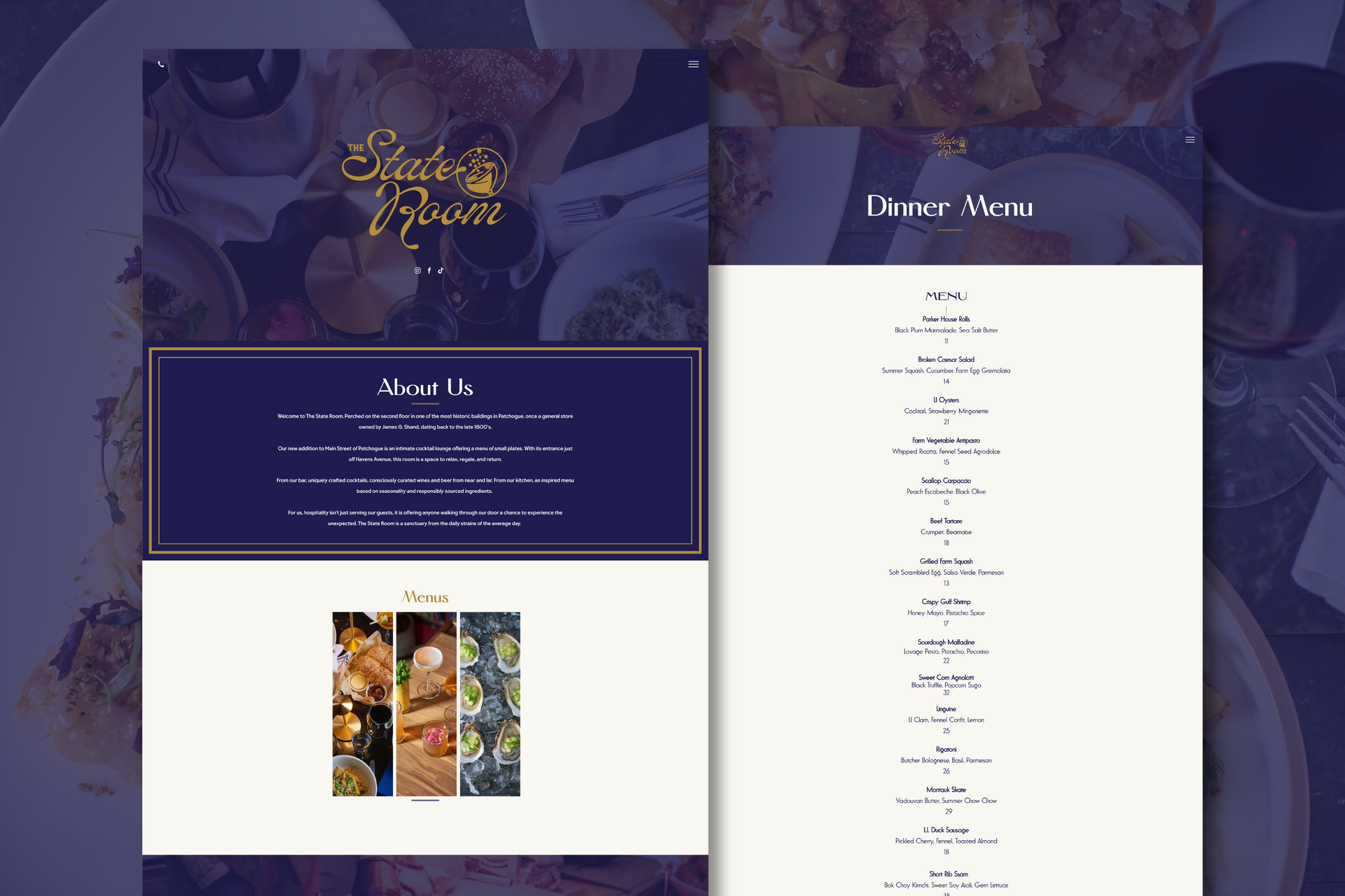 The State Room | South Shore Creative Media | Web Design