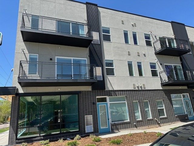 Poplar building exterior - showing entrance