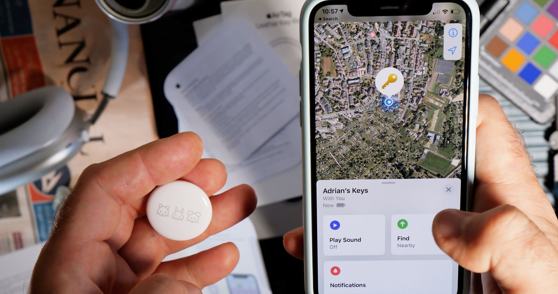 A Person Is Holding A Pill And A Cell Phone — Troy Cummings Locksmith In Cooktown, QLD