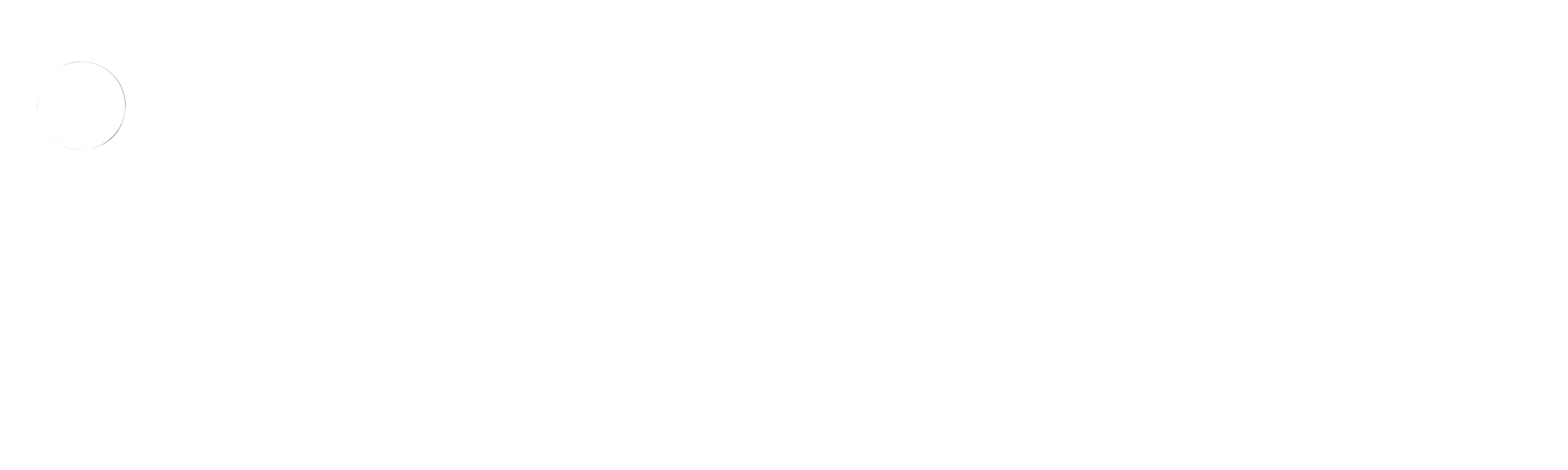 En svak, hvit form p&aring; hvit bakgrunn.