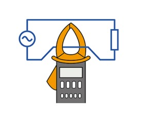  Employing a clamp meter for load current
