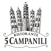 Logo 5 campanili - nero