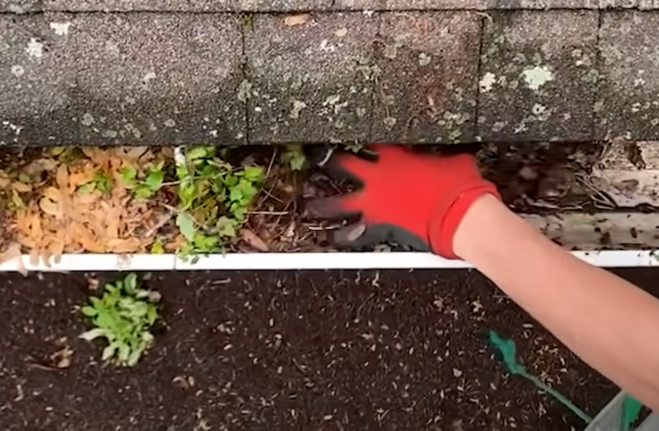 gutter cleaning in Middleton