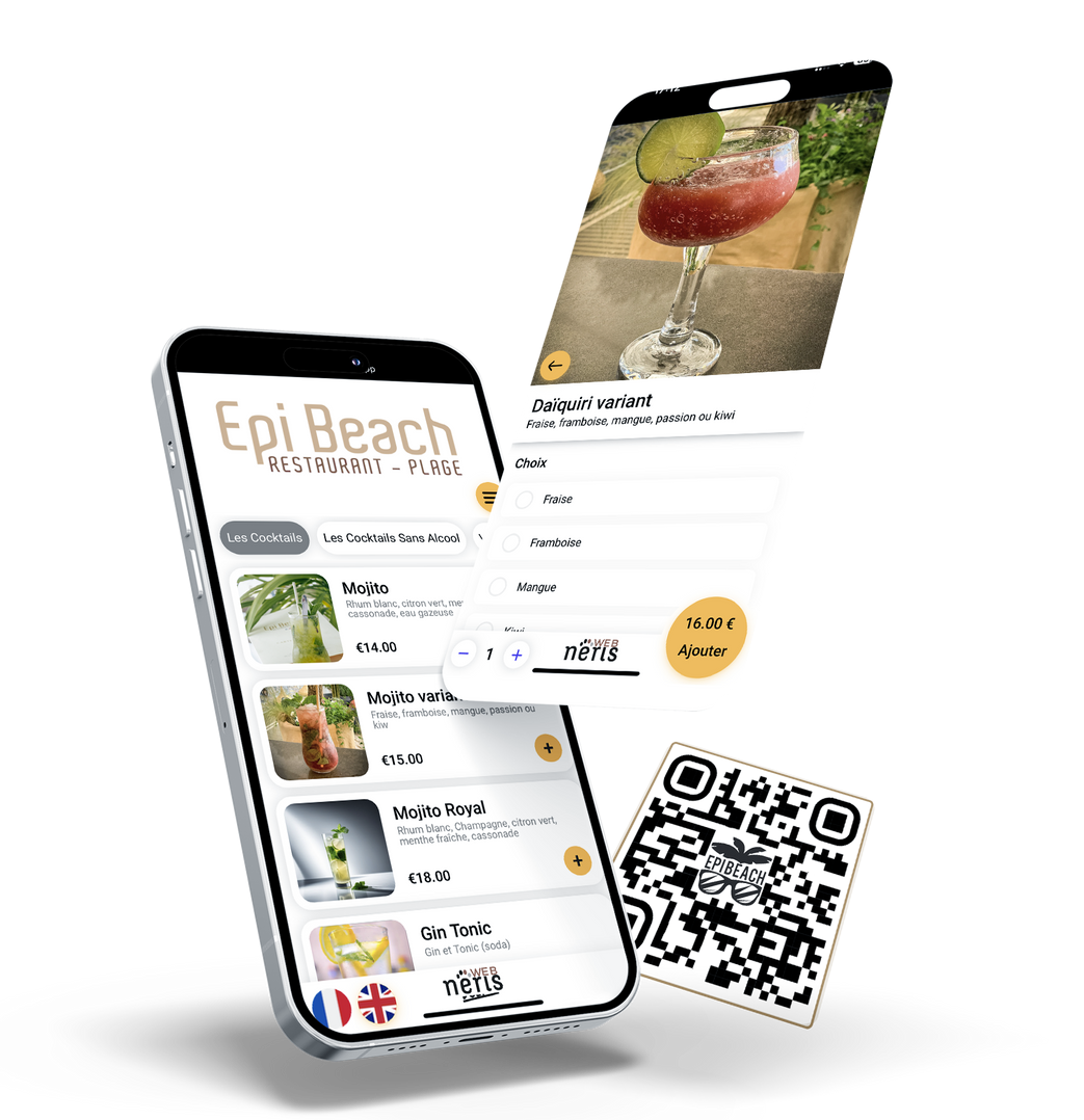 photo d'un serveur ganté