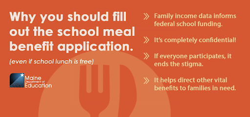 Why you should fill out the school meal benefit application