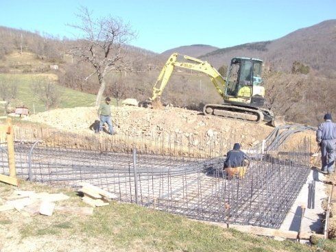 scavi per costruzioni