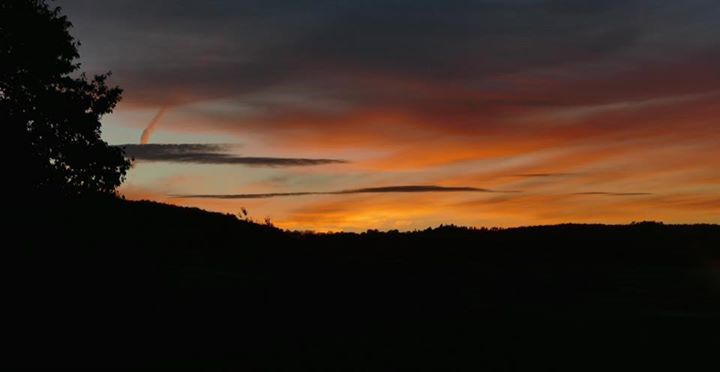 Red sky over Panta Farm