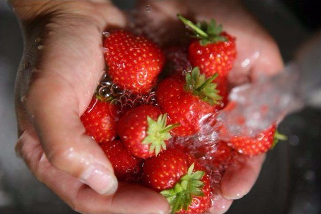 Brooke's Dairy Fresh Strawberries for Ice cream