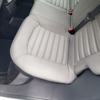 White Leather Seat | Delmar, DE | Eagle Eye Auto Detailing