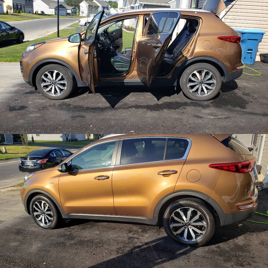 Before and After Car Wash — Eagle Eye Auto Detailing