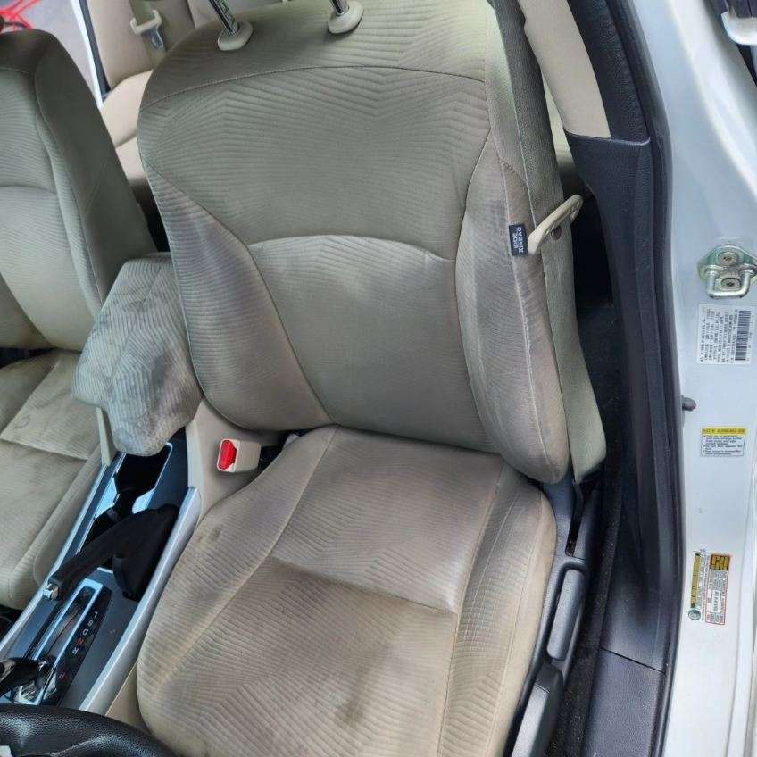 Driver Seat Before Deep Clean — Eagle Eye Auto Detailing