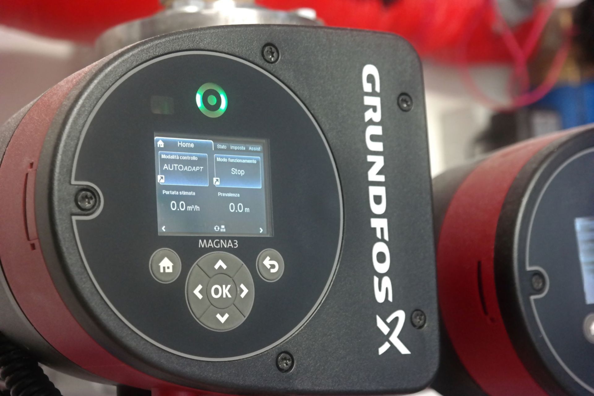 quadro di controllo impianto termico