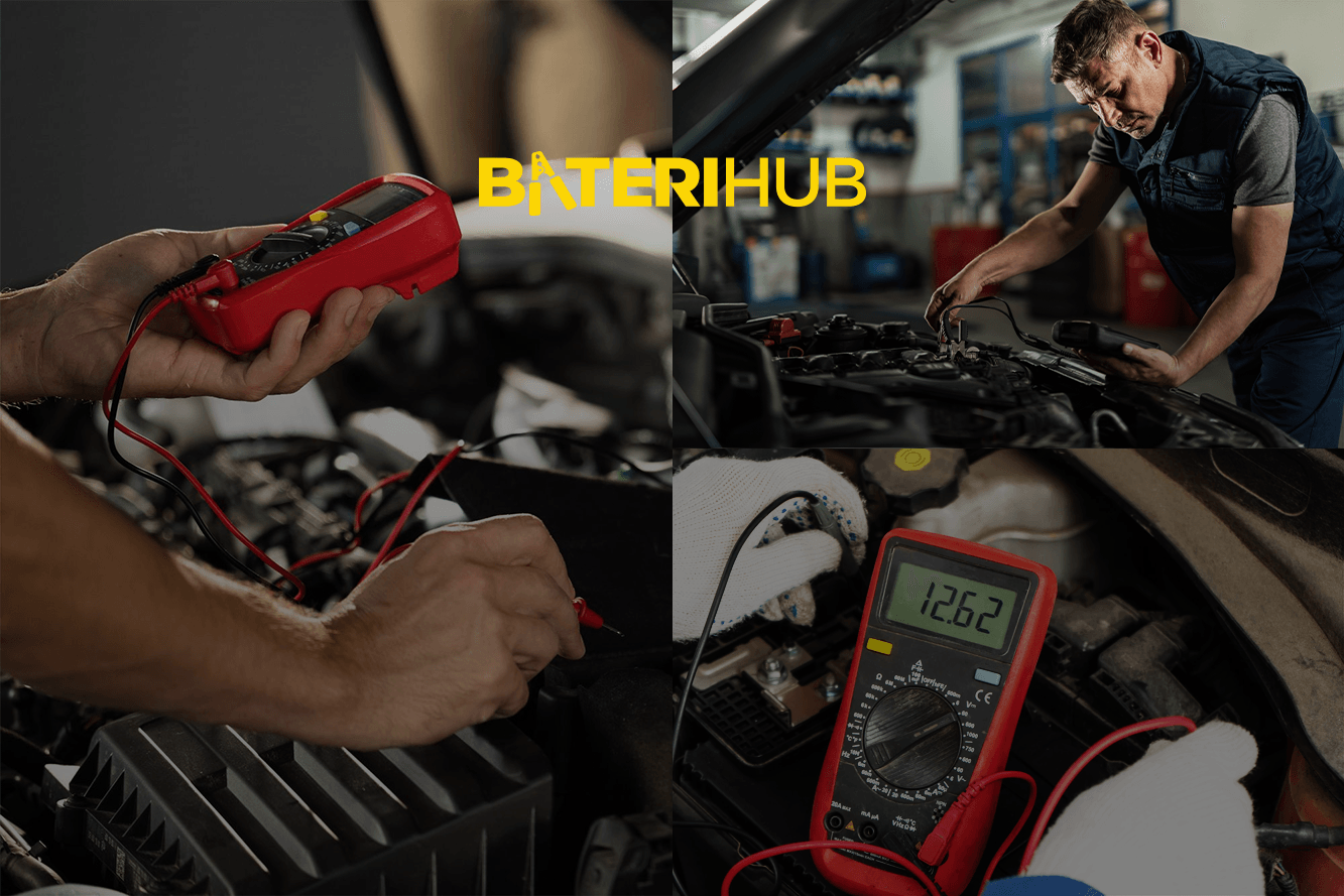 Cara Uji & Periksa Cas Bateri Kereta Guna Multimeter
