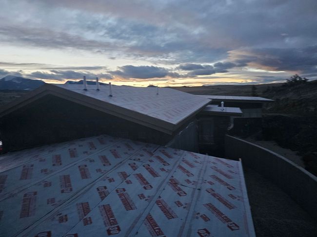 Kalispell roofing pros - dried in roof ready for metal installation