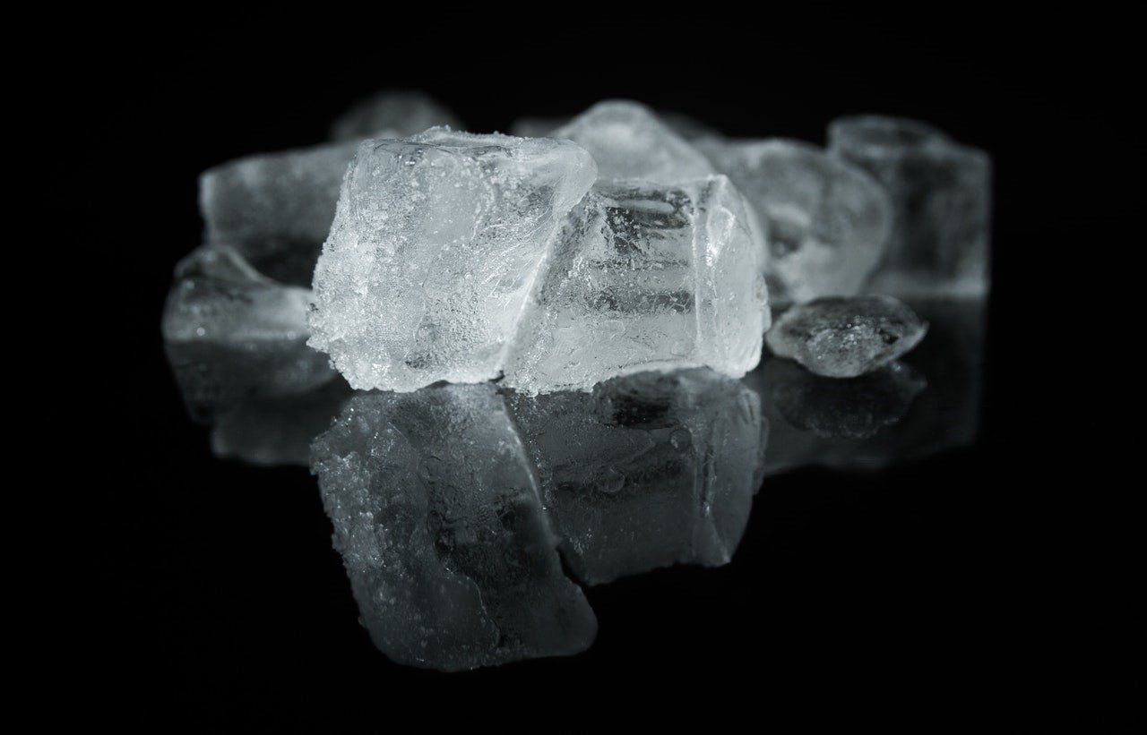 Freezer Repair — Ice on a Dark Background in Wichita, KS