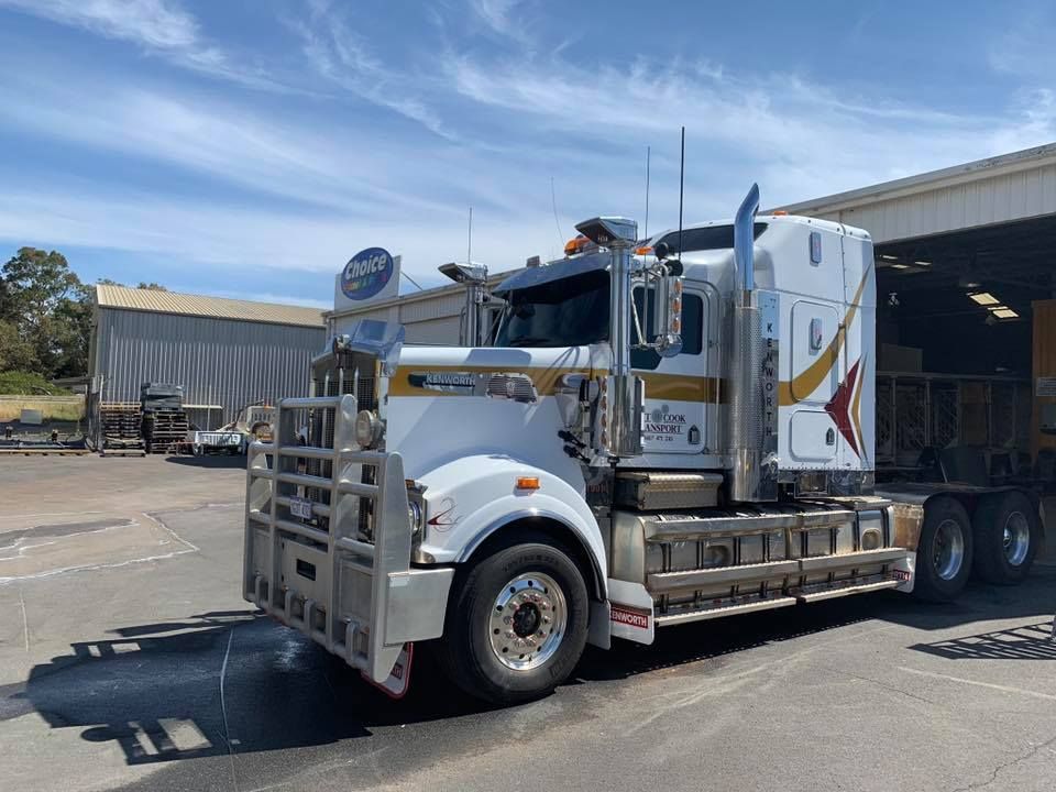 Newly repaired big white truck | Picton, WA | Choice Panel and Paint