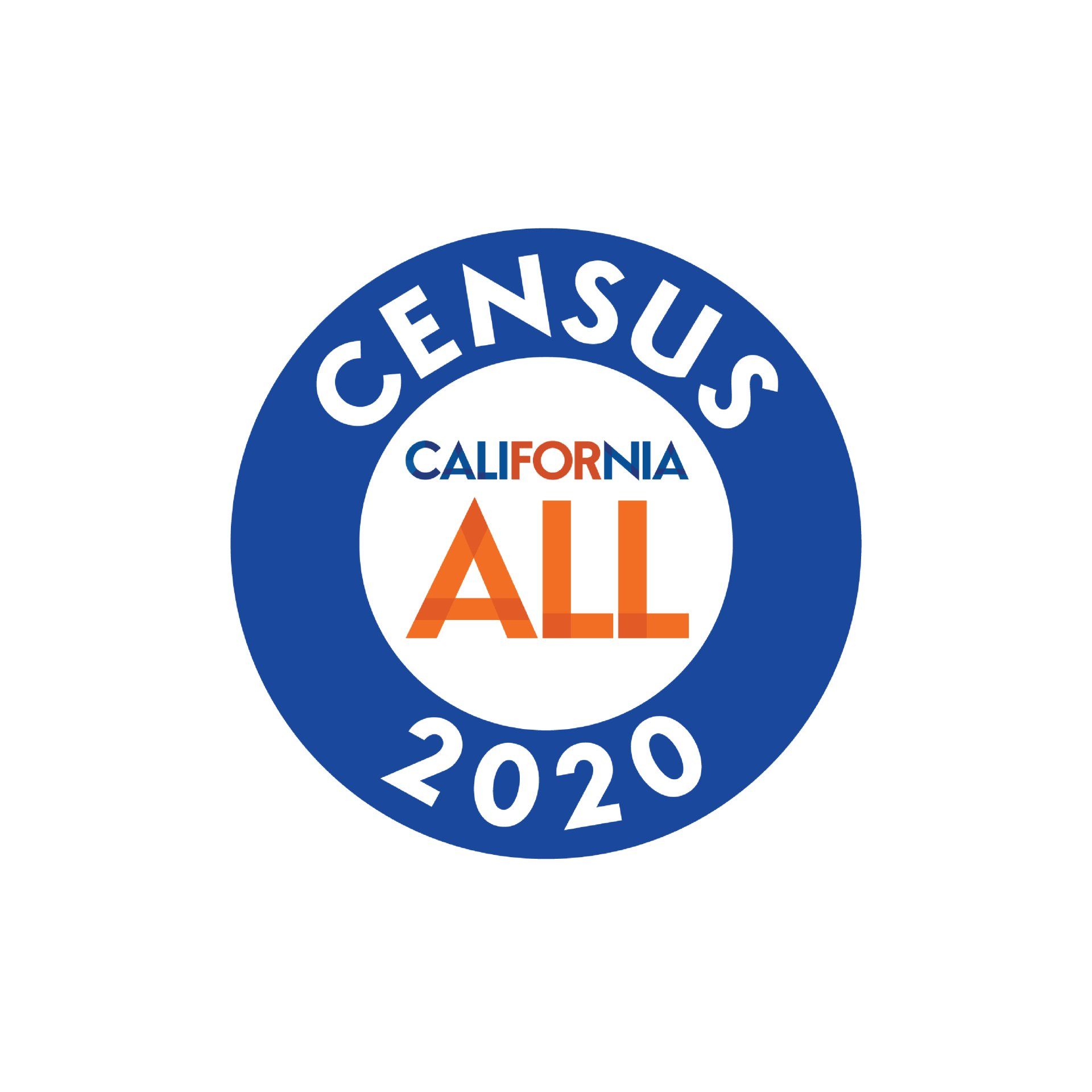 the logo for the california all 2020 census