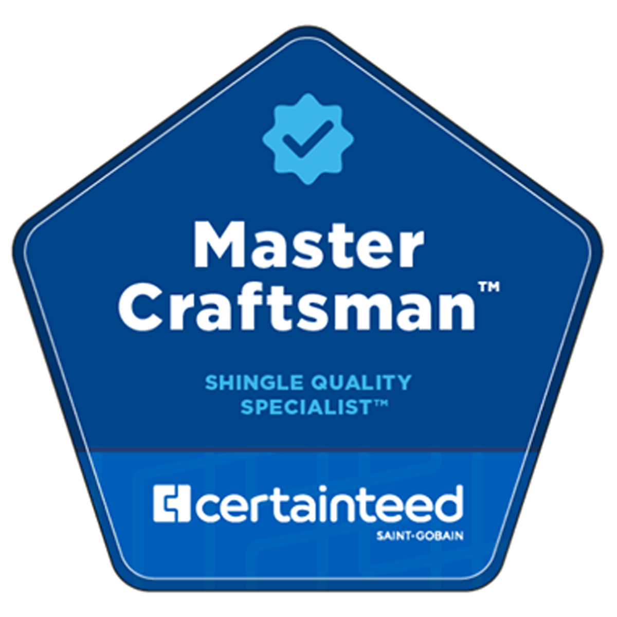 Certainteed Master Craftsman certification