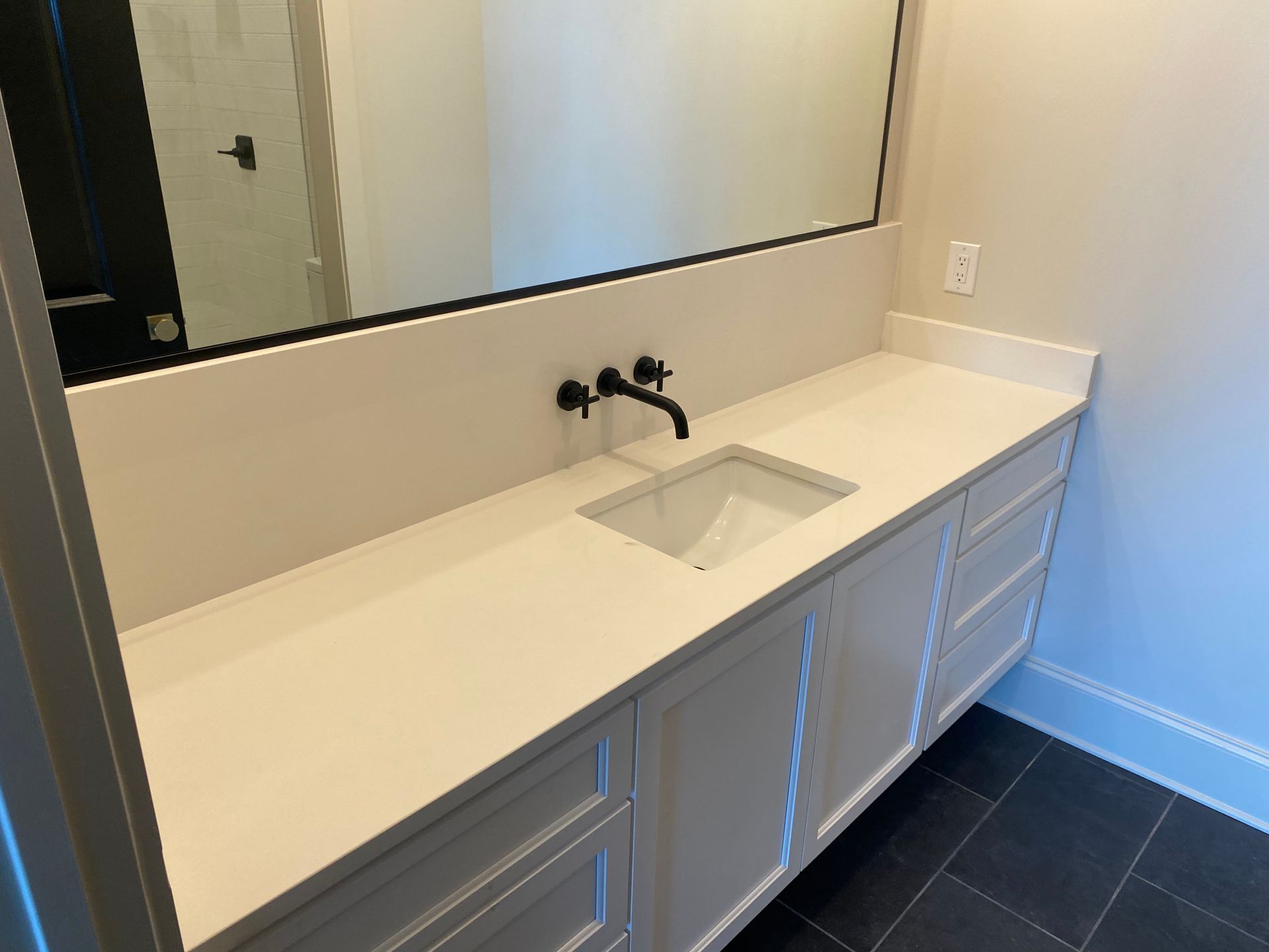 Sink With Cabinet Below - Picayune, MS - Cabinets By The Stone Shop