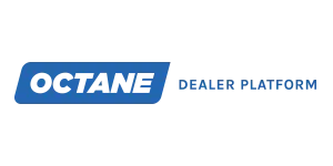 Octane Dealer Platform logo in blue and gray on a white background