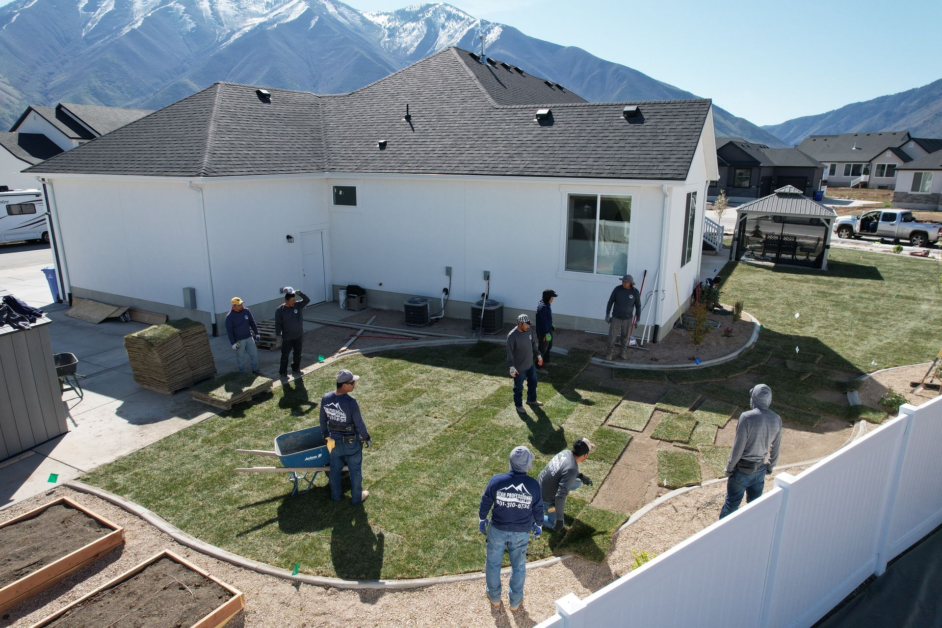 Sod Installation and Removal - Orem, UT - Utah Professional Lawn Care