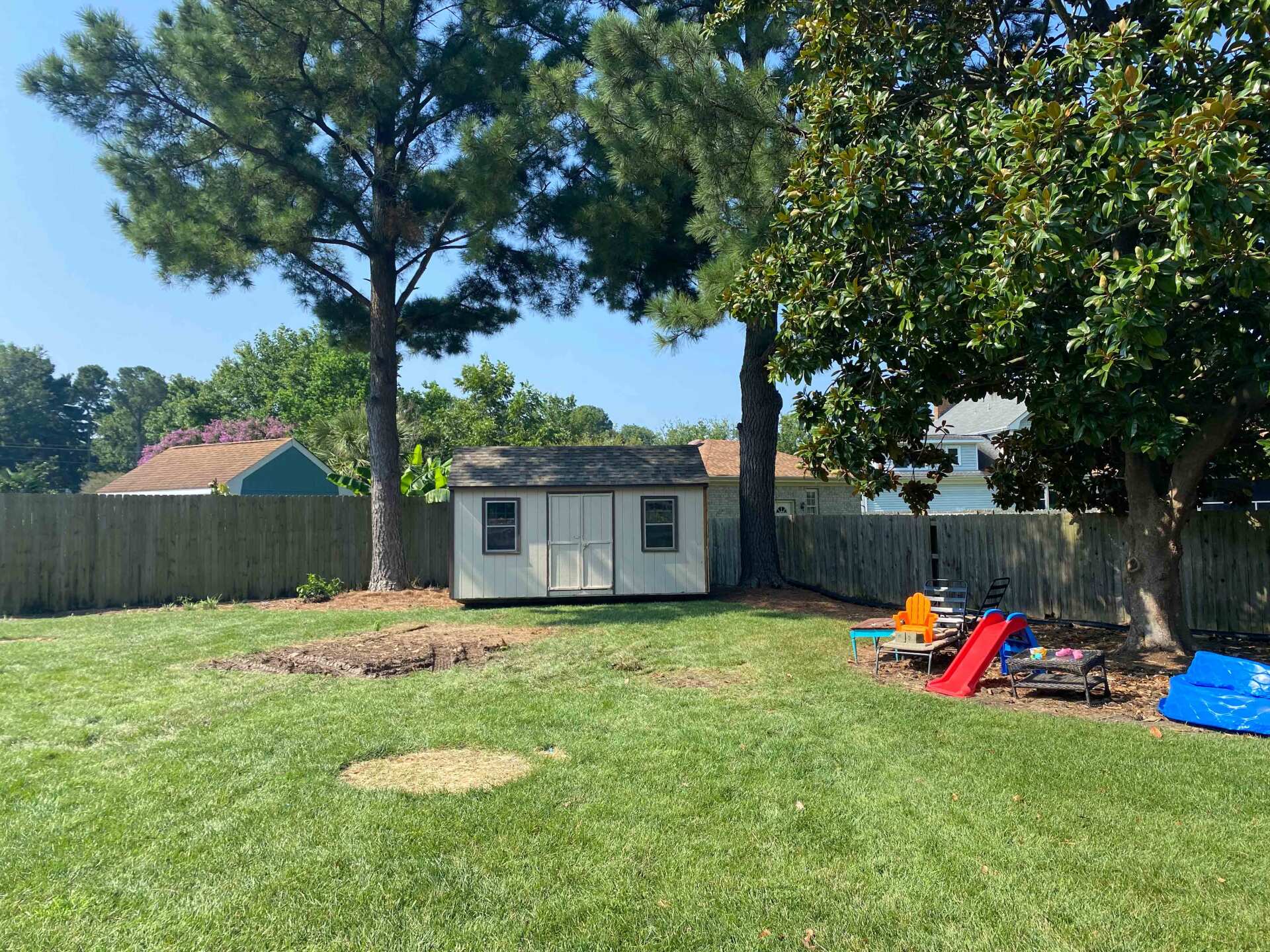 Playground Shed — Virginia Beach, VA — RPG Hauling & Logistics