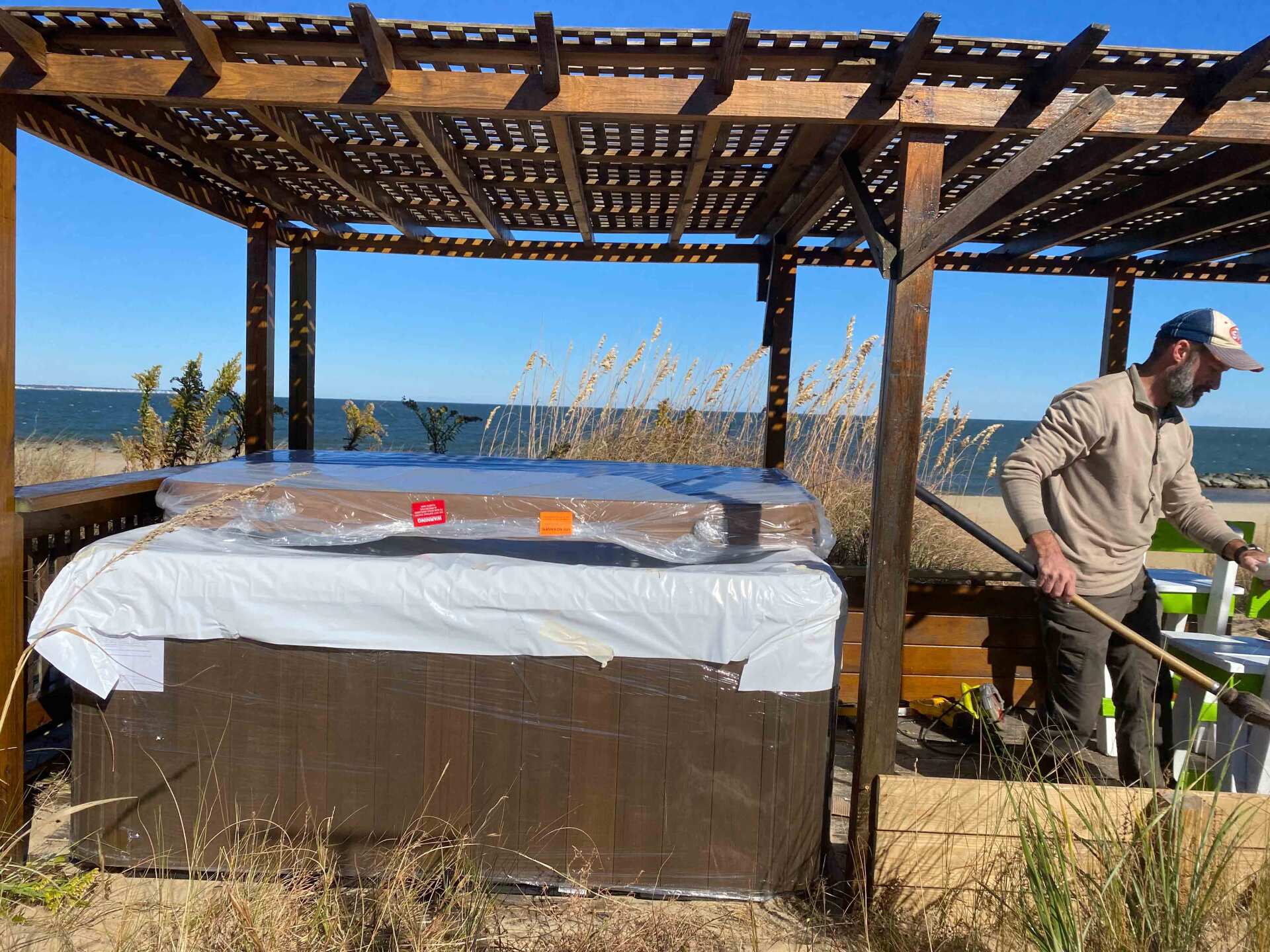 Hot Tub — Virginia Beach, VA — RPG Hauling & Logistics