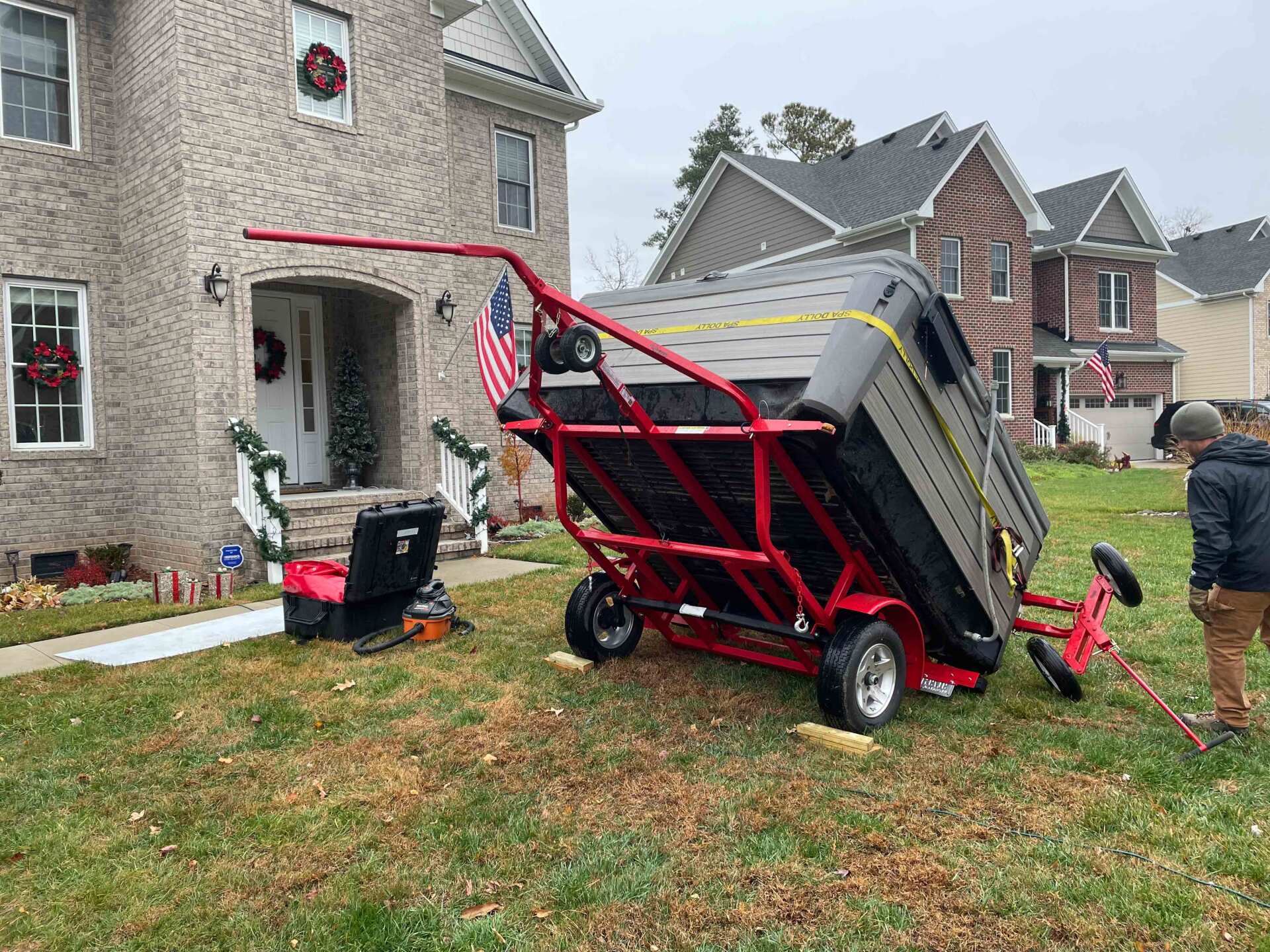 Transferring  Hot Tub — Virginia Beach, VA — RPG Hauling & Logistics