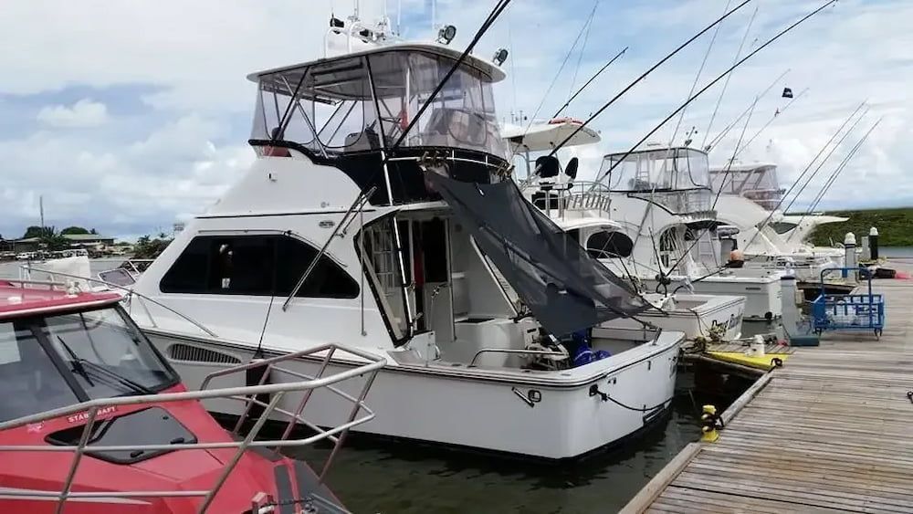 A Row of Boats Are Docked at a Marina — Seabourne Electronics PTY Ltd in Railway Estate, QLD