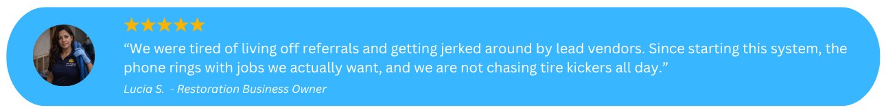 Peterson SEO Restoration Domination System testimonial