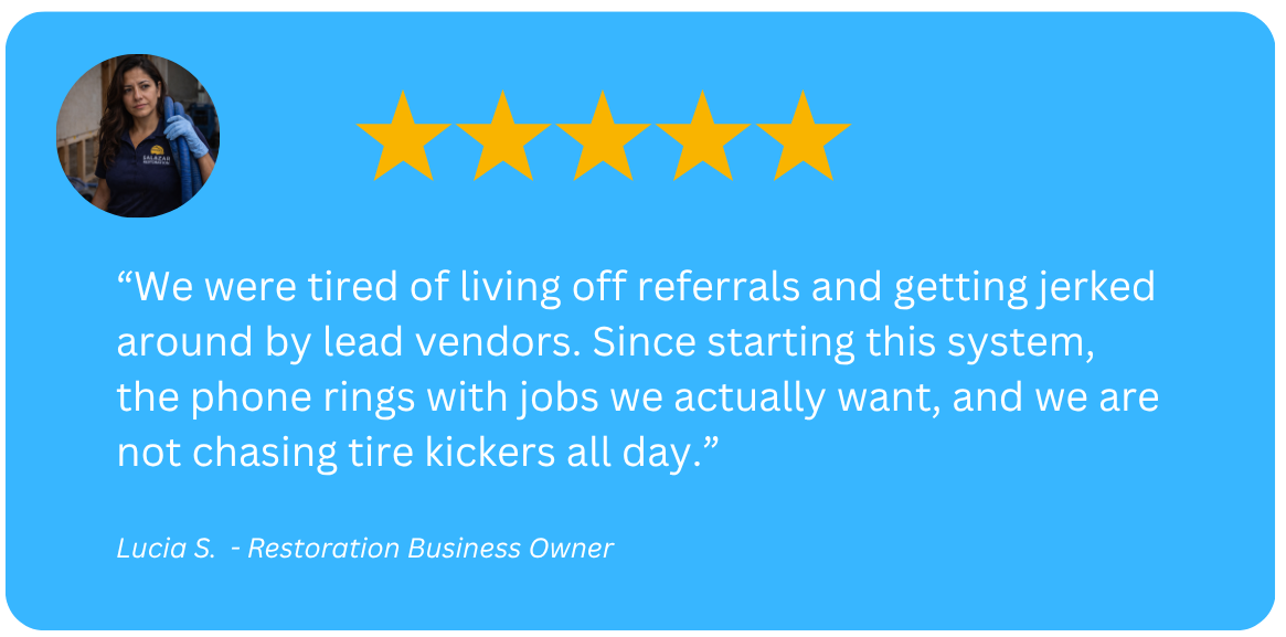 Peterson SEO Restoration Domination System Client Review