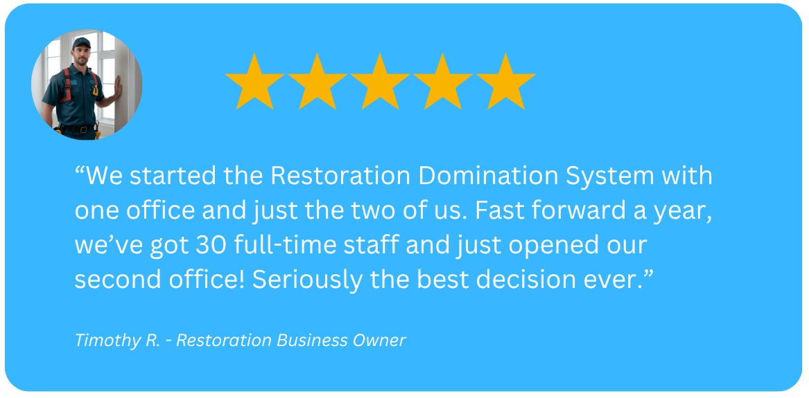 Peterson SEO Restoration Domination System Client Review