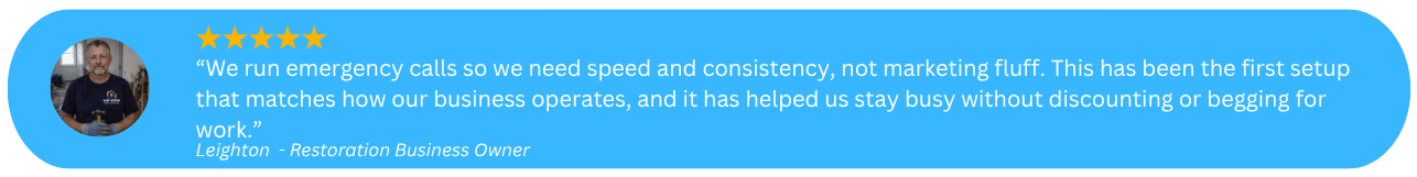 Peterson SEO Restoration Domination System testimonial