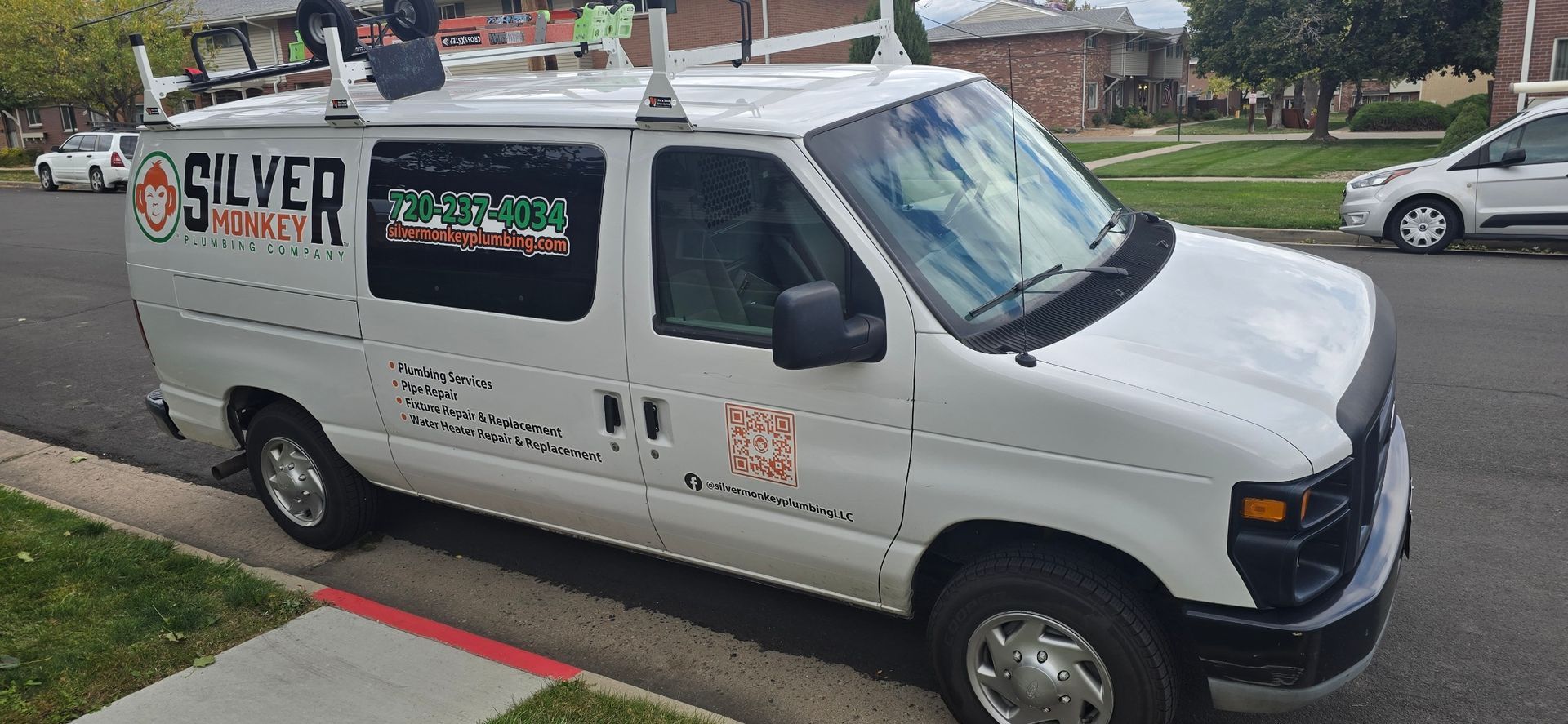 White van with 