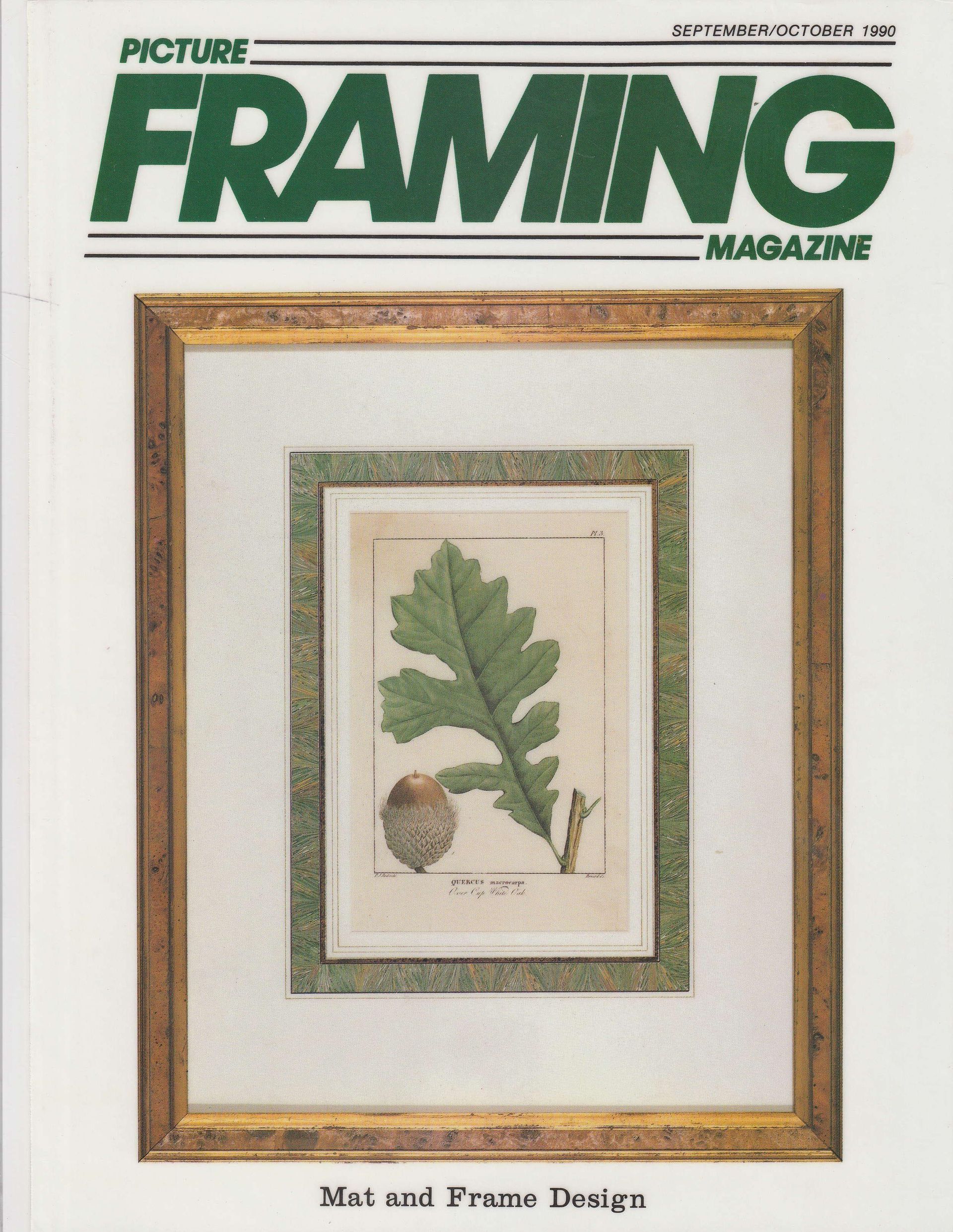 Picture Framing Magazine Cover