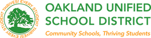 A logo for the oakland unified school district