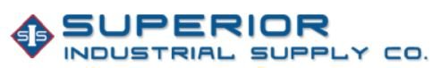 superior industrial supply co. blue logo