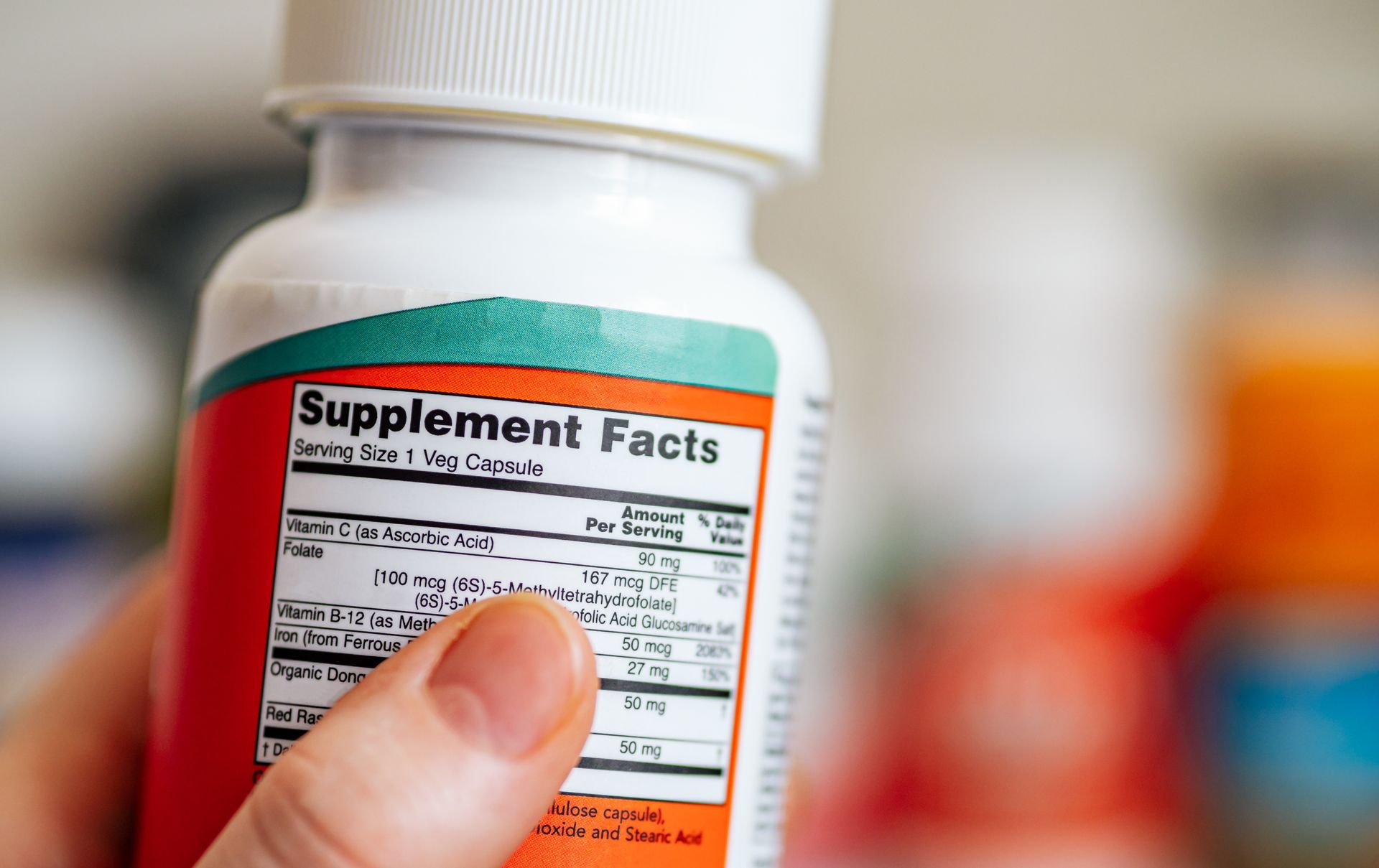 Supplement Labeling Fact Panel