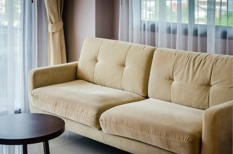a color cream sofa couch