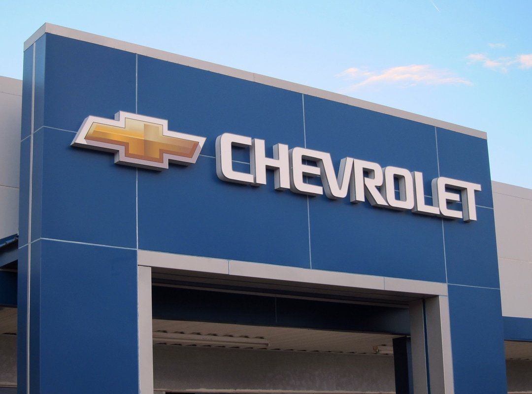 Chevrolet Building Sign — Hays, KS — Commercial Sign Co.