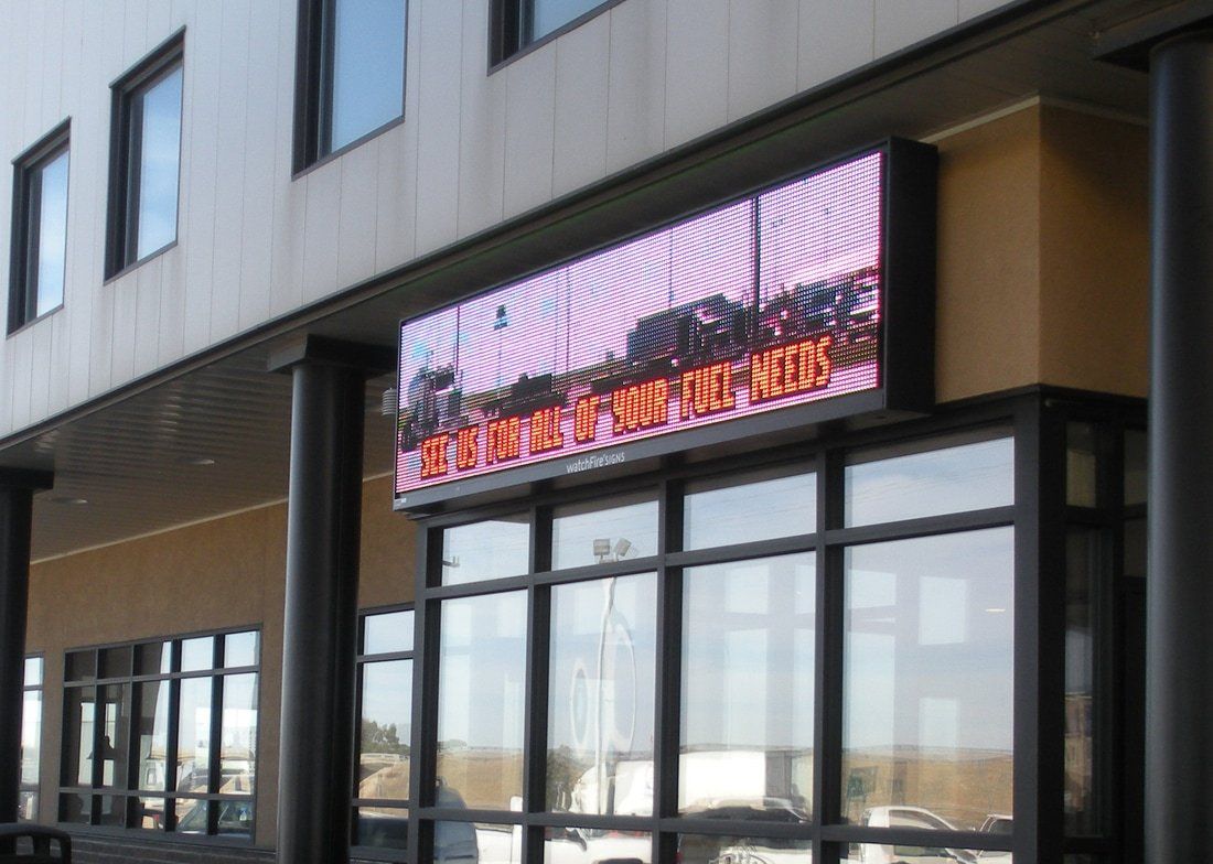 Commercial Building LED Sign — Hays, KS — Commercial Sign Co.